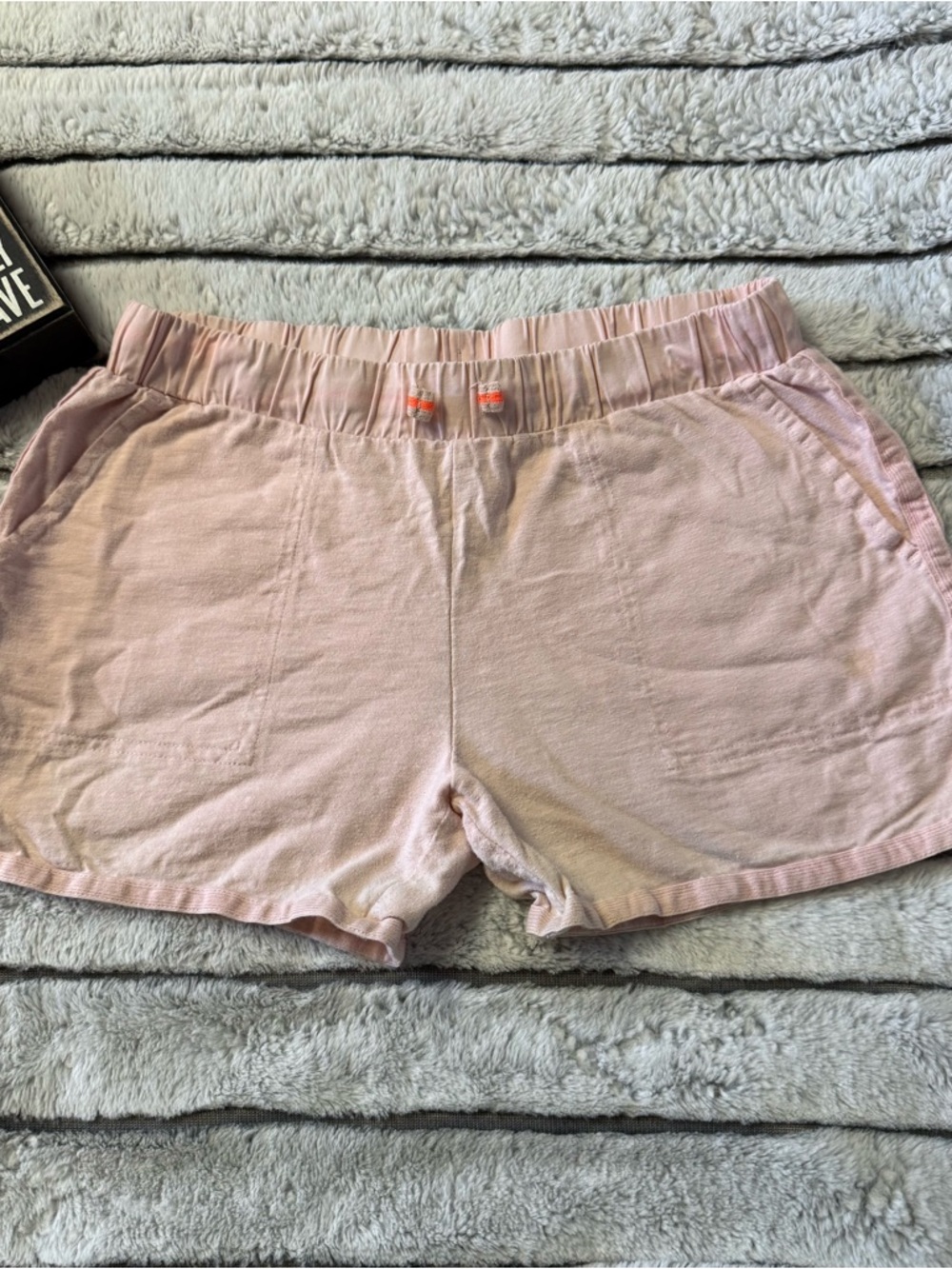 Crewcuts Soft Pink Elastic Waist Athletic Shorts